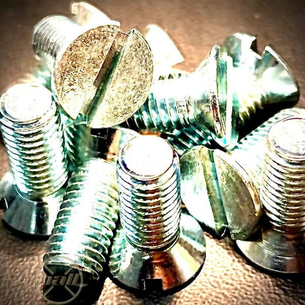 Fixaball M4 Machine Screw Slot Countersunk BZP Zinc DIN963