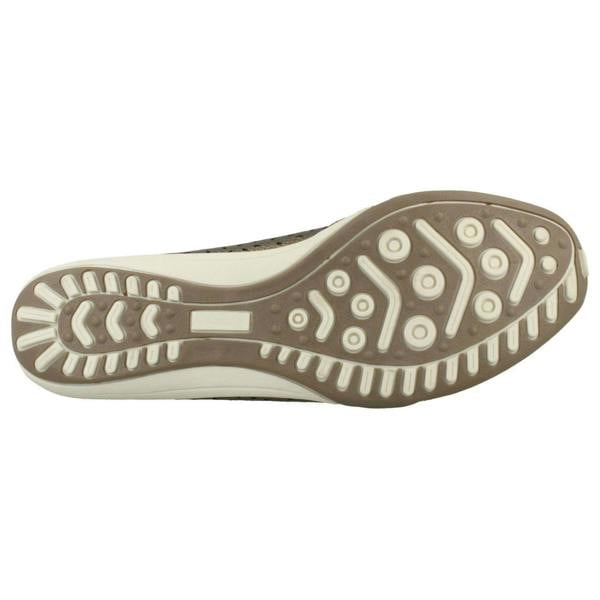 Down to Earth Ladies Down To Earth Suede Leather Ballerinas F80448
