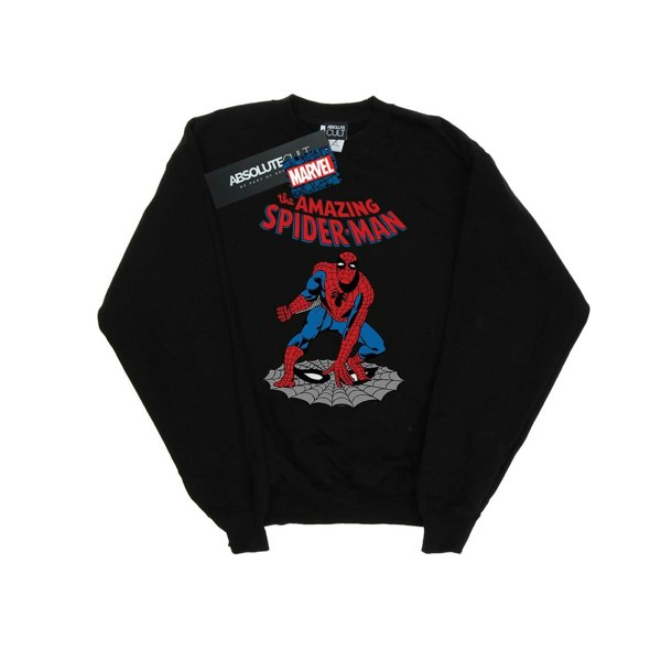 Marvel Boys The Amazing Spider-Man Sweatshirt - Black