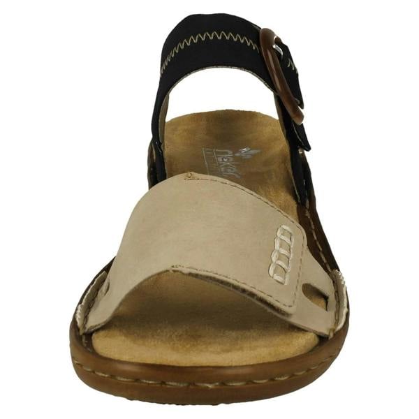 Rieker Ladies Rieker Buckle Detailed Sandals 608Z3