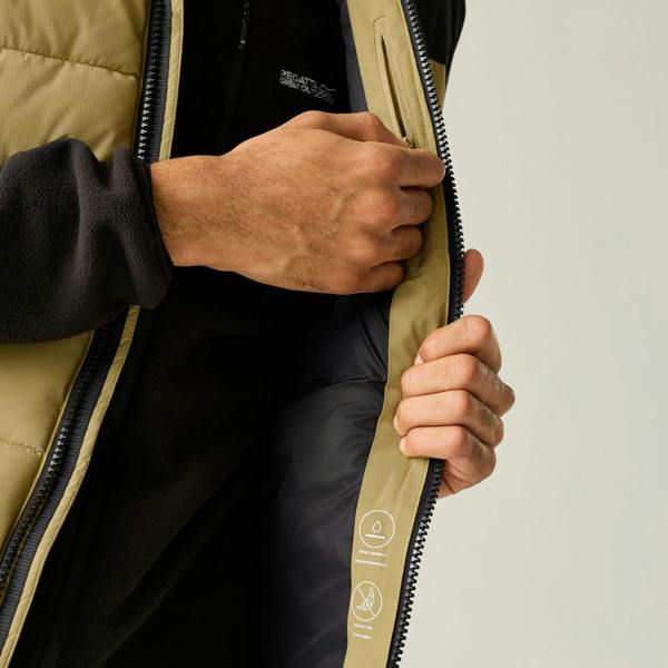 Regatta Mens Aldthorn Body Warmer - Desert Beige/Black