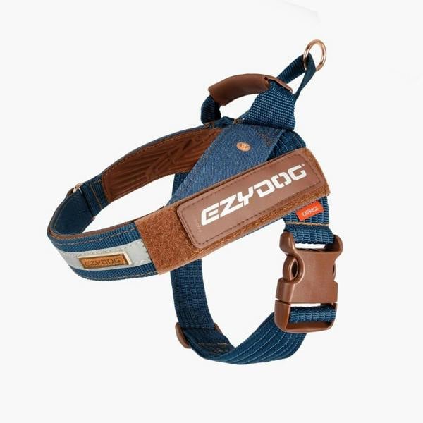EzyDog Express Dog Harness in Denim