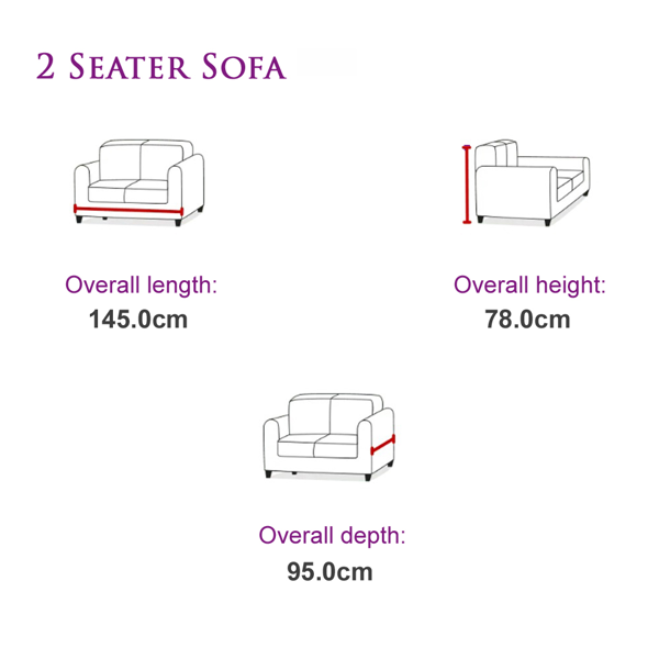 SQUAREBOXX Oakland Suede Sofa 3+2 Seater Fabric Sofa in Charcoal Black