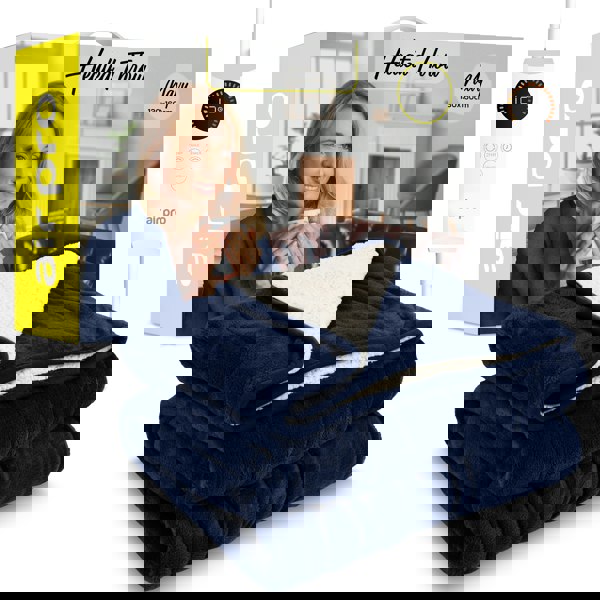 Air Pro Heated Electric Blanket with Digital Controller & 6 Heat Settings - Single 130x160cm