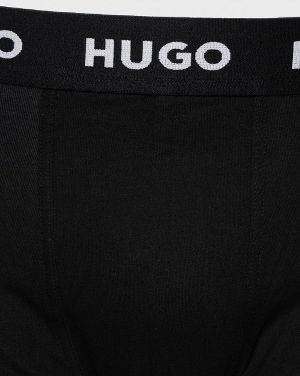 HUGO Triple Pack Mens Trunks - Black 001