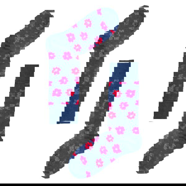 Jemsox Two Flower Mens Socks – Organic Cotton