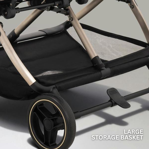 JoviKids Ayla Twin Stroller - Dawn Beige