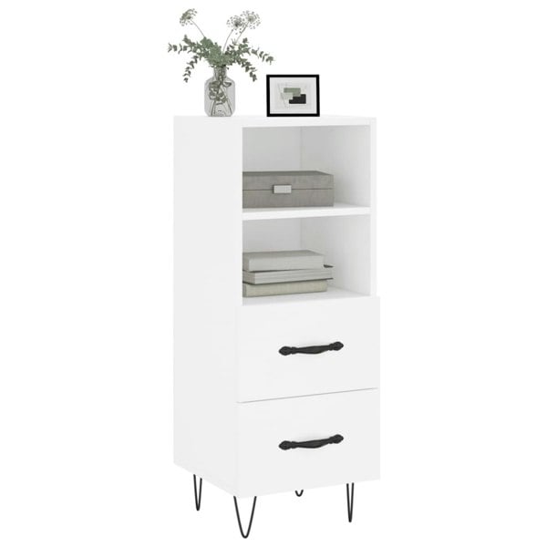 Berkfield Sideboard White 34.5x34x90 cm Engineered Wood