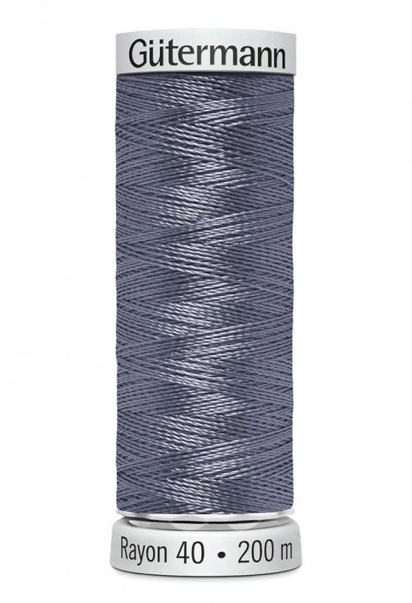 Gutermann No 40 Sulky Rayon Embroidery Thread 200m Rayon Thread Suitable For Embroidery
