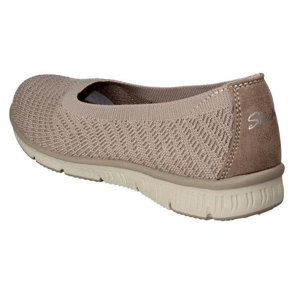Skechers Ladies Skechers Vegan Memory Foam Slip On Shoes Wonderstruck 100360