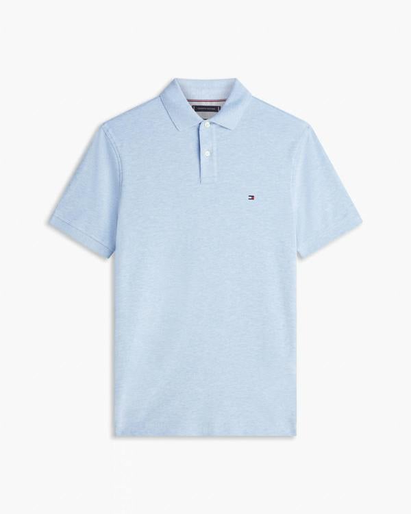 Tommy Hilfiger 1985 Regular Fit Mens Polo - Vessel Blue Heather