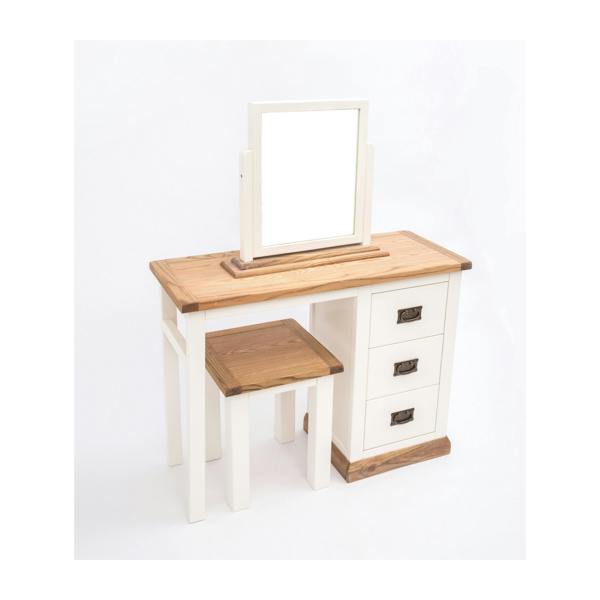Cabinet Bits Tropea 3 Drawer Dressing Table Set Brass Drop Handle