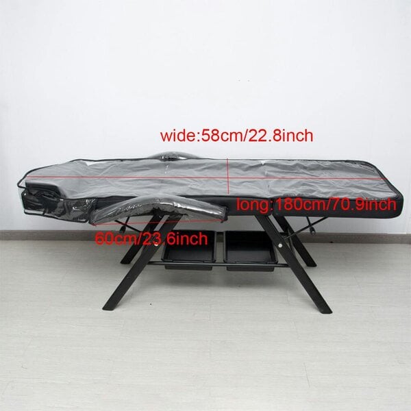 Havendro Premium Plastic Clear PVC Protective Massage Tables Cover For Beauty Spa Bed