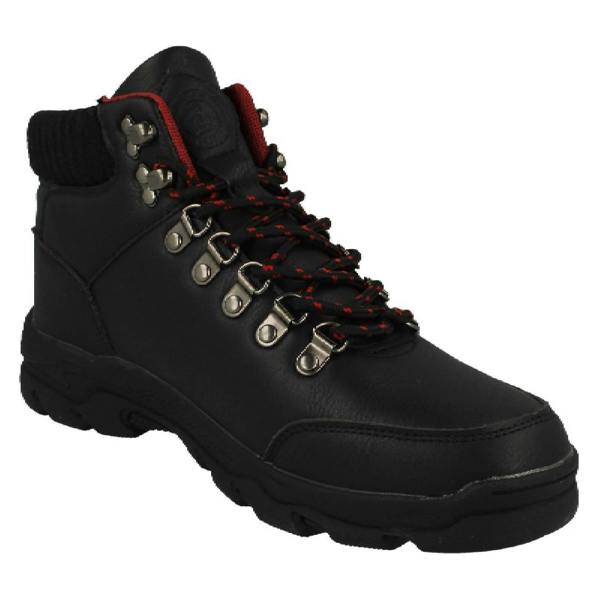 Penguin Mens Penguin Lace Up Ankle Boots Sherpa