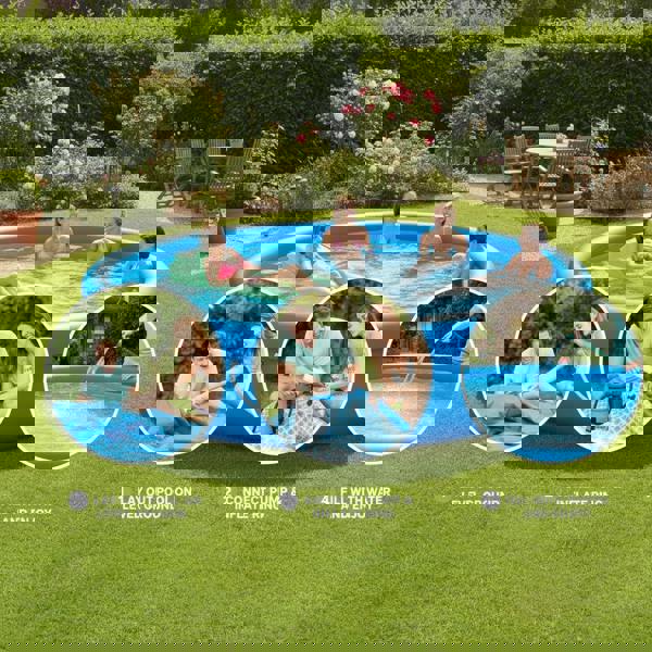 Intex Swimming Pool Metal Frame 305x76 cm 10FT