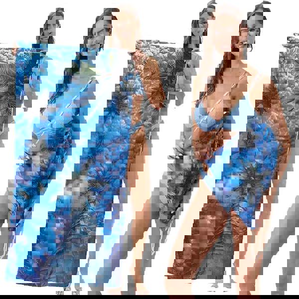 Leaper 2-in-1 Foldable Printed Bath Towel Backpack