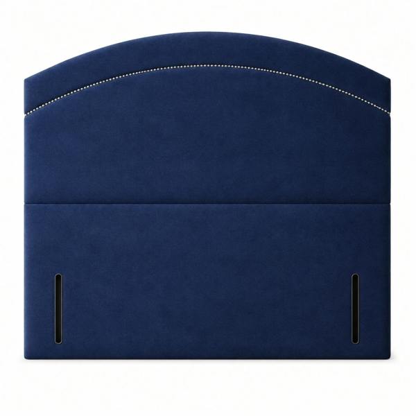 Great British Beds Oval Headboard - Blue Plush