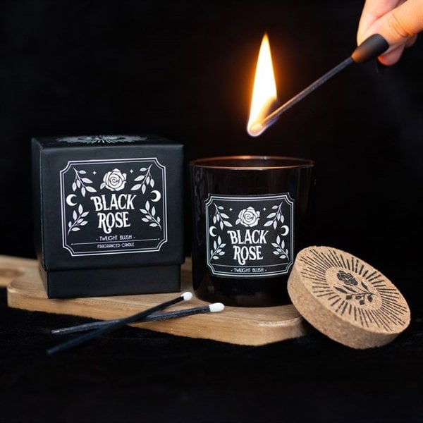 Serano Black Rose Twilight Blush Candle