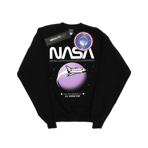 NASA Girls Shuttle Orbit Sweatshirt - Black