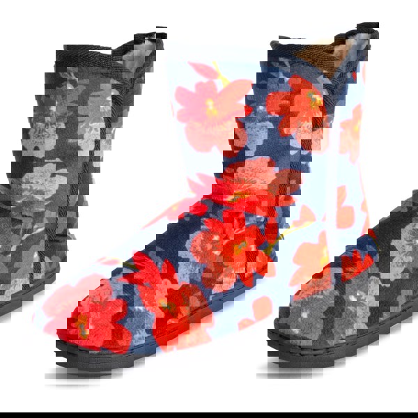 VIVA Polar Women's Memory Foam Faux Fur Rubber Sole Cosy Slippers