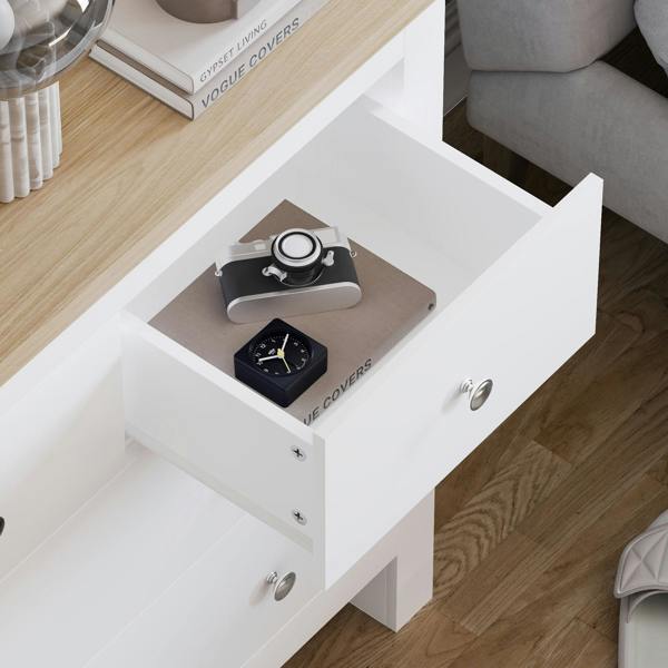Vida Designs Arlington 2+2 Drawer Chest, Grey