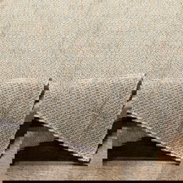 Livabliss Tuareg-Global Tan Ivory Beige Graphic In- & Outdoor Jute-Look Rug