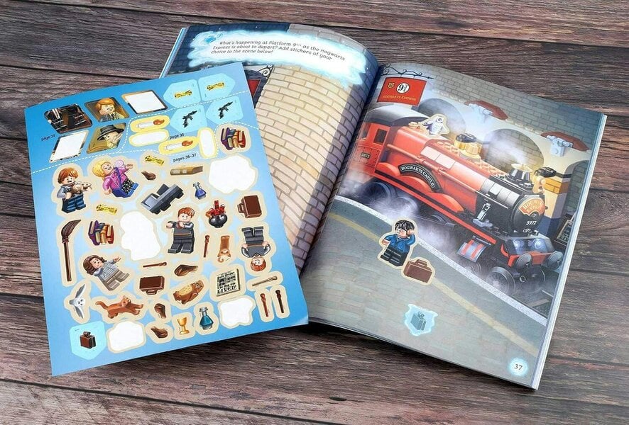 LEGO Harry Potter 1001 Stickers Activity Book by Ameet Publishing – Hogwarts Wizarding World Sticker, Puzzle & Colouring Book for Kids