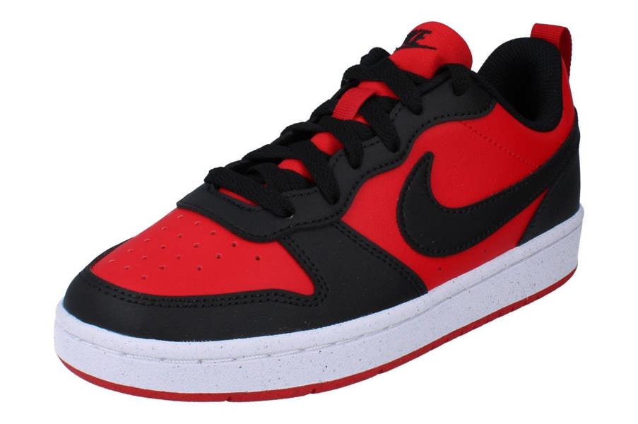 Nike Court Borough Low Recraft Gs Trainers Dv5456 Sneakers Shoes  600 - University Red Black White 600 - Photo 0