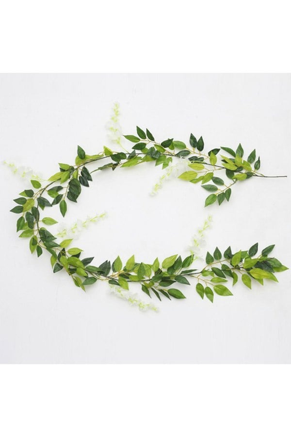 Living and Home 2 Pcs Artificial Wisteria Flowers Garland Decoration