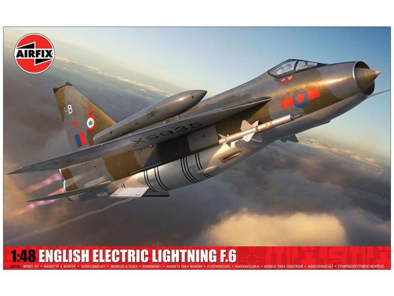 Airfix British English Electric Lightning F.6 (1:48 Scale)