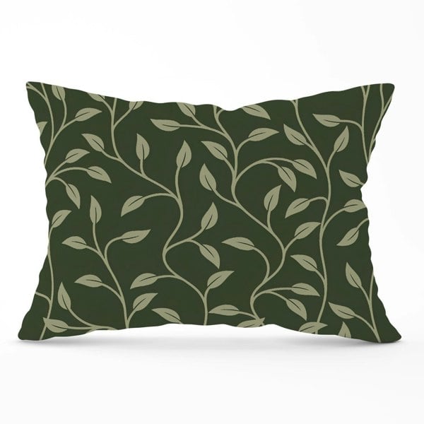 Warren Reed Green Shrub With Leaves Cushions