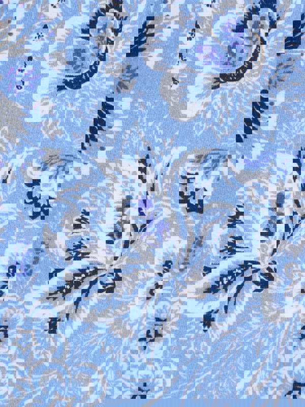 Etro Boys Floral Paisley Shorts in Blue