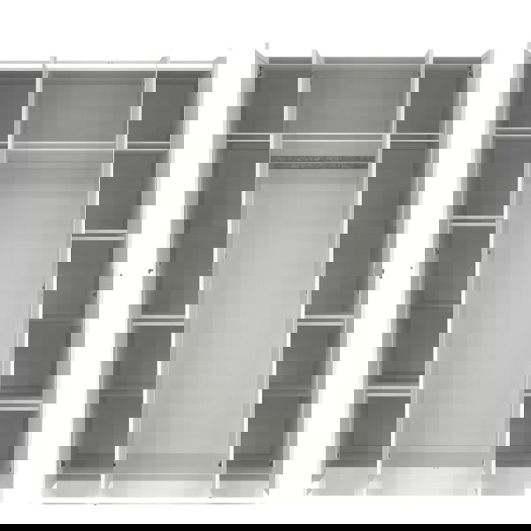 Furniture To Go Brande Wardrobe with 4 Frame Doors in White