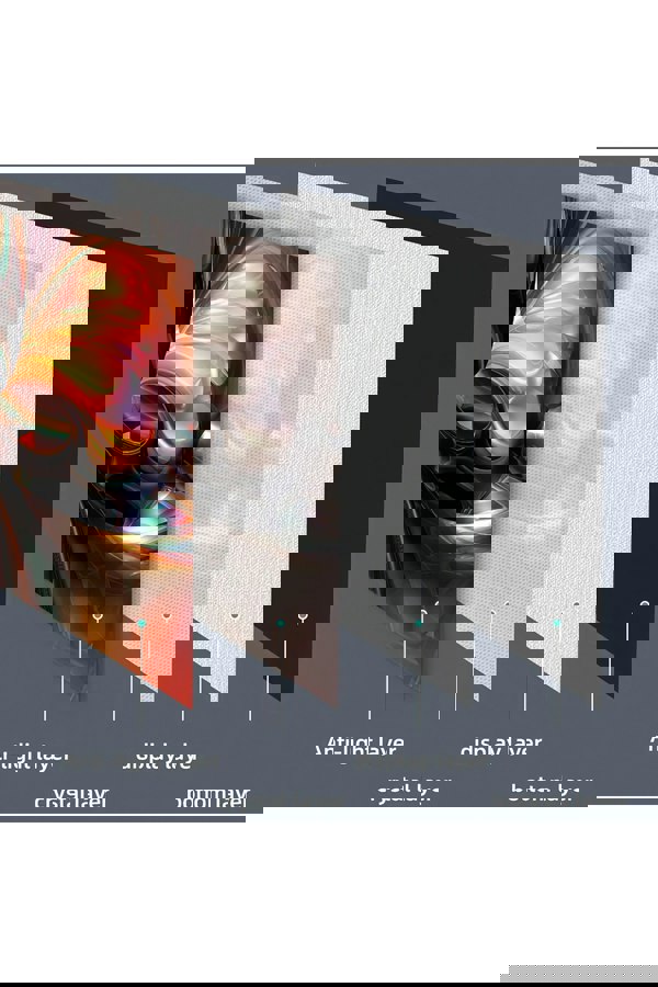 Living and Home 80" 3D 4K HD Indoor 4:3 Portable Projector Screen