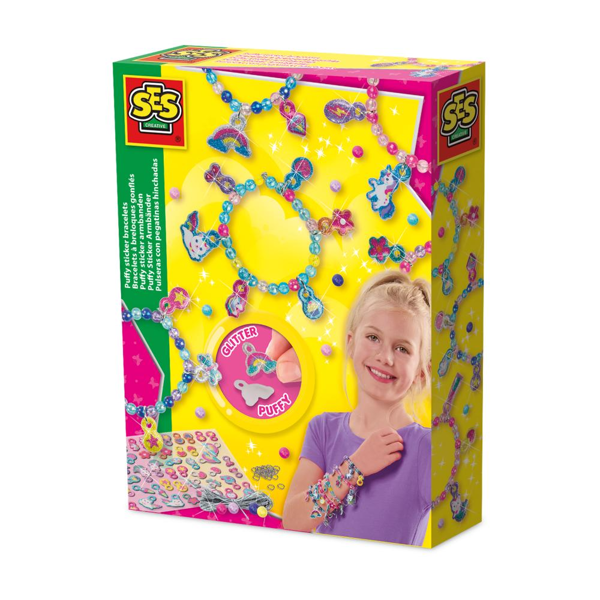 SES Creative Puffy sticker bracelets