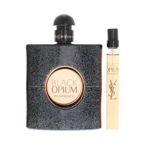 Yves Saint Laurent Black Opium 2 Piece Gift Set: Eau De Parfum 90ml - Eau De Parfum 10ml