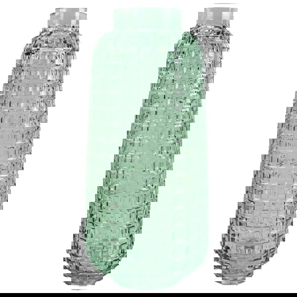 Leaf 60cm Artificial Rose Display Glass Vase