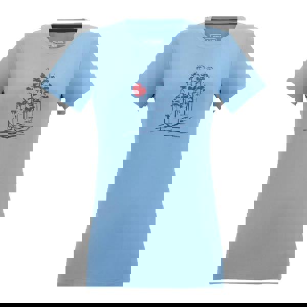 Regatta Womens/Ladies Fingal Trees Stretch T-Shirt - Washed Denim - 