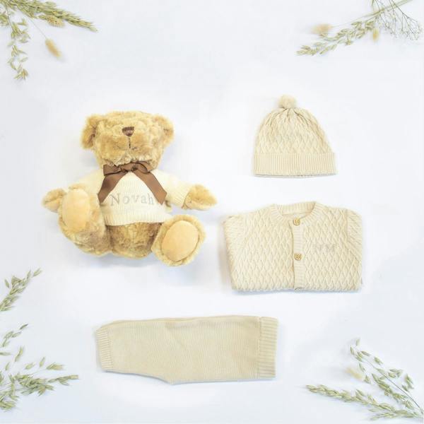 The Baby Gifting Company MY FIRST OUTFIT AND TEDDY