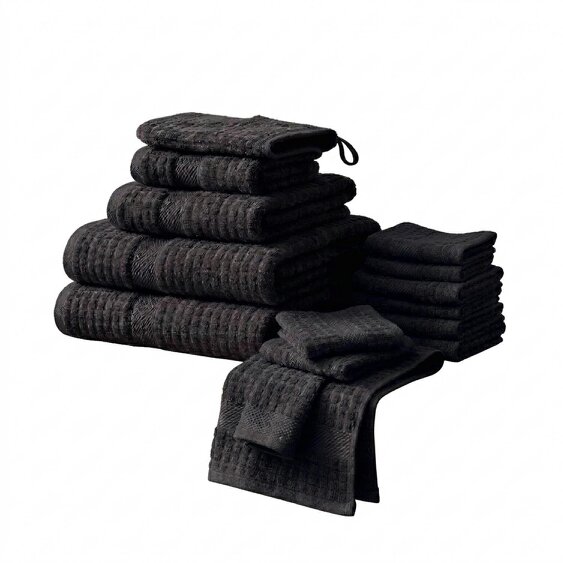 Vision V510 - 12 Piece 100% Cotton Towel Bundle