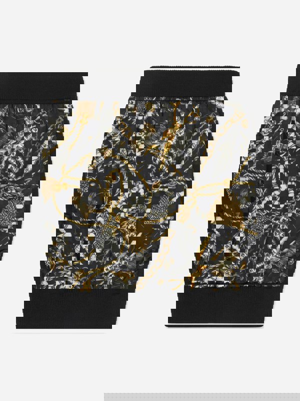 Moschino Kids Moschino Girls Wool Knitted Skirt in Black