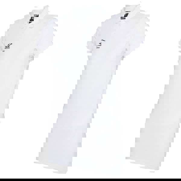 Umbro Womens/Ladies Club Essential Polo Shirt - White/Black