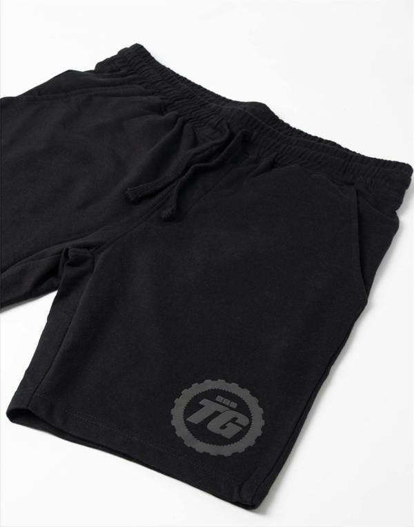 Vanilla Underground Top Gear Unisex Black Logo Shorts
