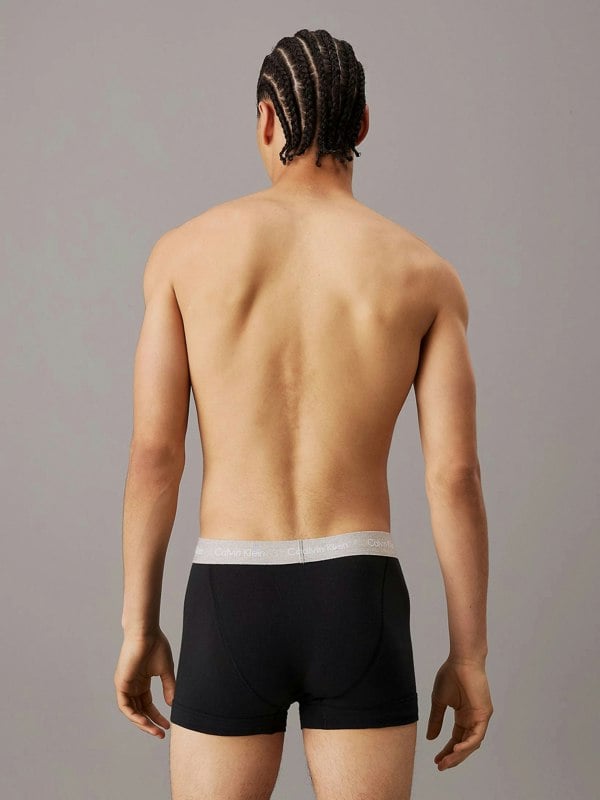 Calvin Klein COTTON STRETCH Mens 3 Pack Trunks Multicoloured