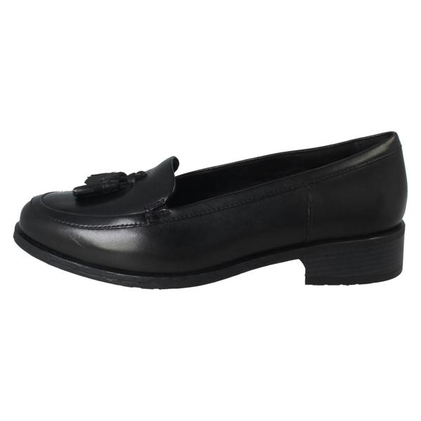 Clarks Ladies Clarks Tassel Detailed Slip On Loafer Shoes - Havisham Edge