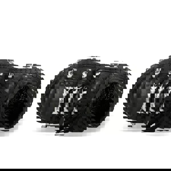 New Rock M-OVERZ106B-C1 Chunky Black Leather Ankle Boots