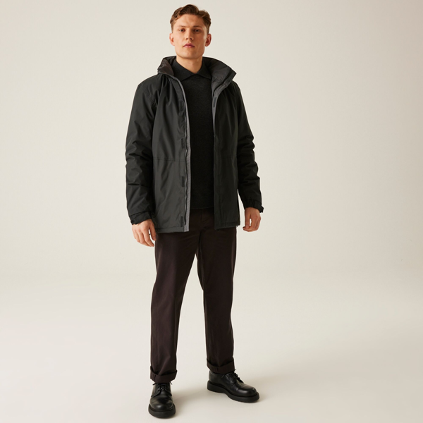 Regatta Mens Beauford Waterproof Windproof Jacket (Thermoguard Insulation) - Black