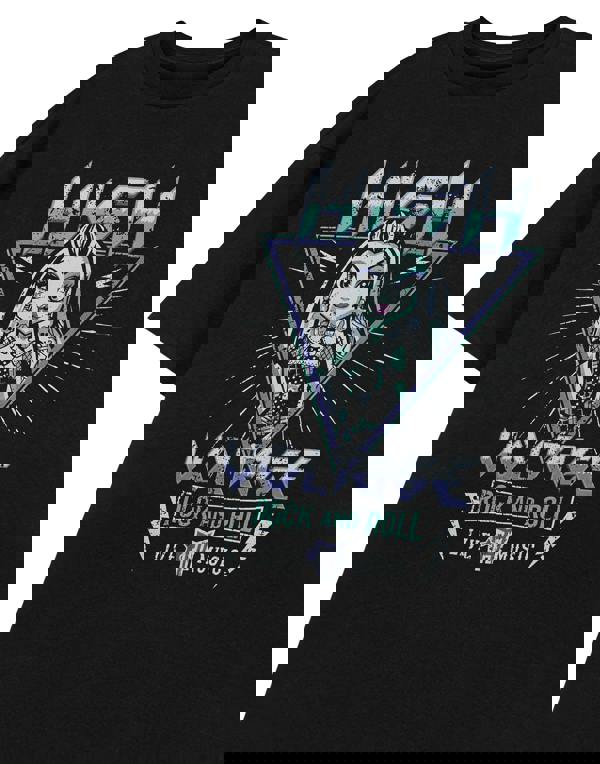 Monster High Womens Black High Voltage Short Sleeved T-Shirt