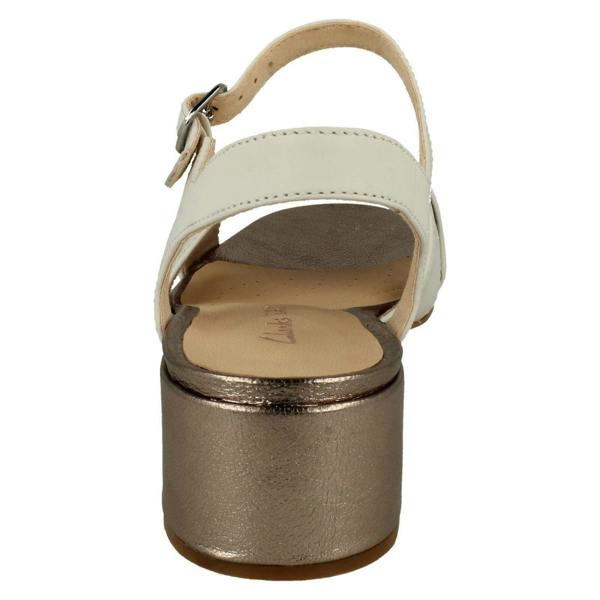 Clarks Ladies Clarks Strappy Heeled Sandals Sheer35 Strap