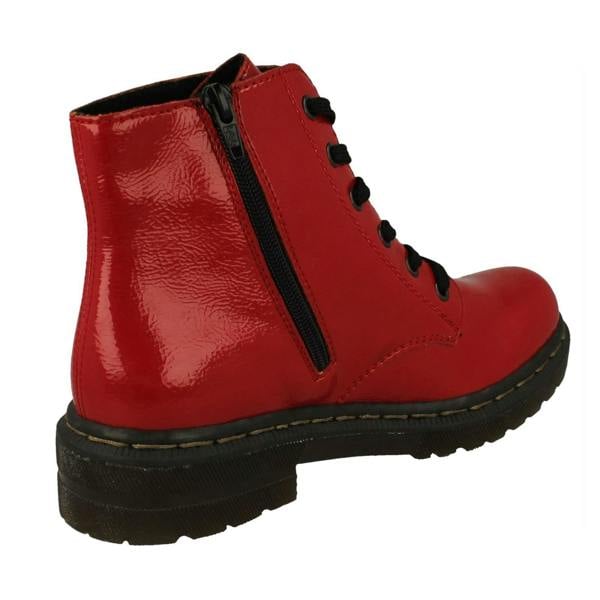 Rieker Ladies Rieker Lace Up Detailed Ankle Boots 78240